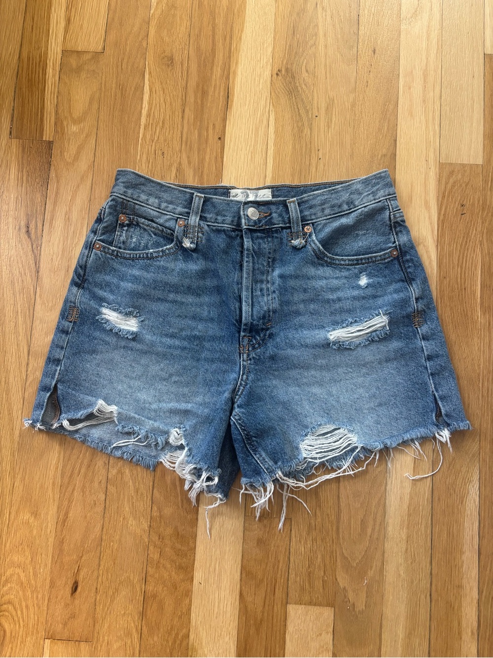 Free People Denim Shorts